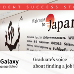 Graduate’s voice about finding a job in Japan
