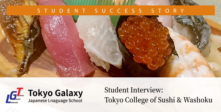 Passing the entrance examination for Tokyo College of Sushi – Washoku