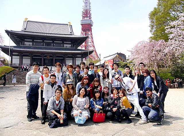 Zojoji Temple and Tokyo Tower